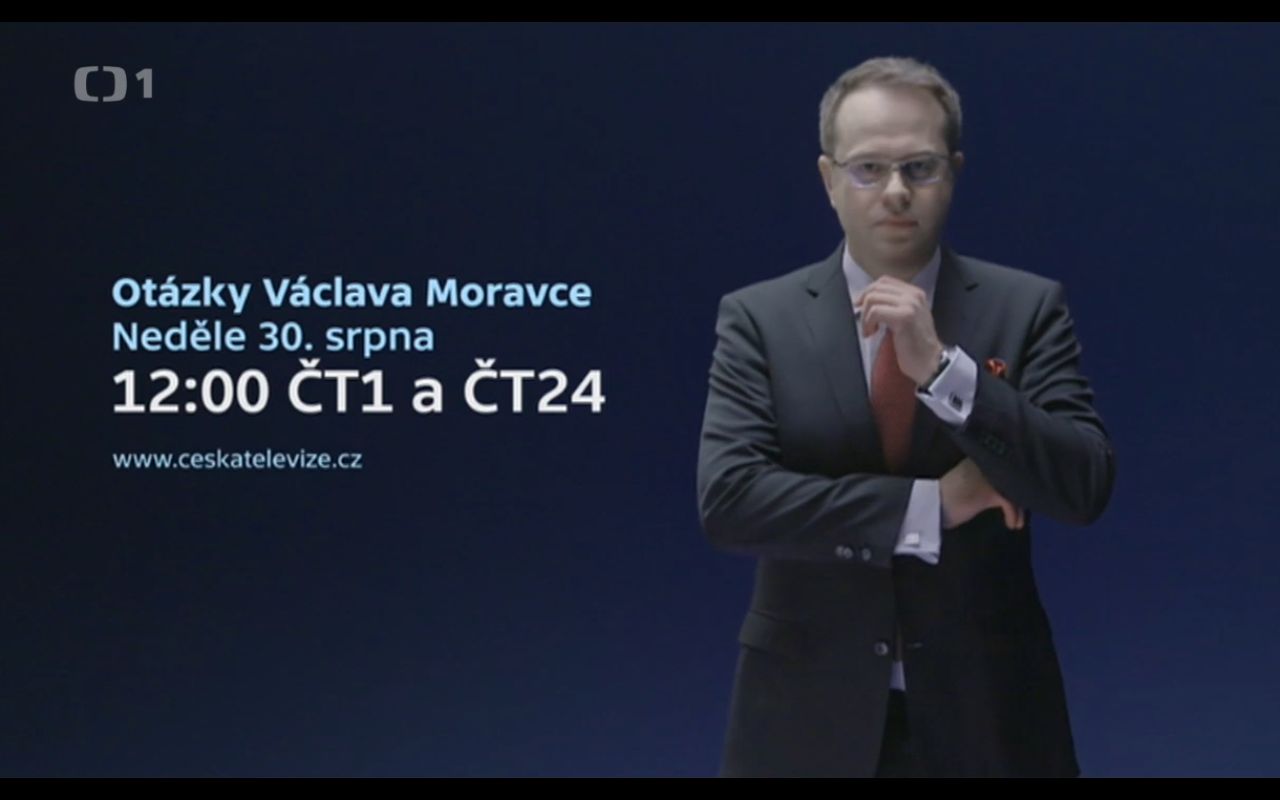 Otázky Václava Moravce z prostor Žižkovského vysílače