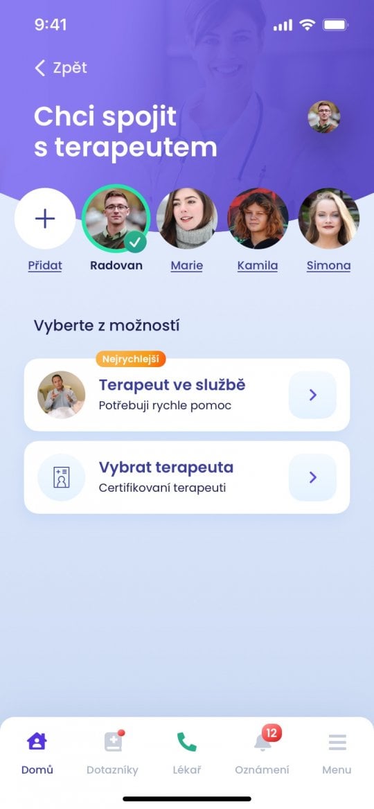 Výběr psychoterapeuta