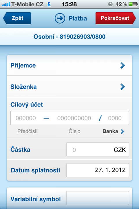 Servis 24 Mobilní banka - 14