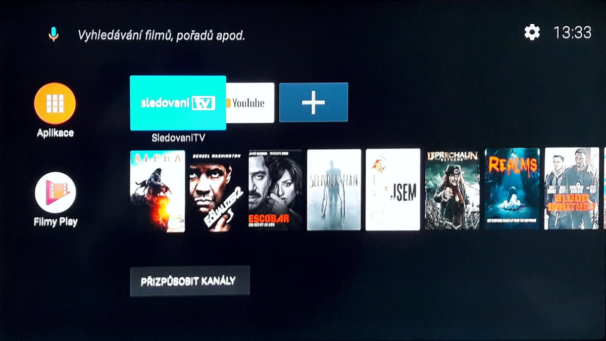 Box SledováníTV - plocha