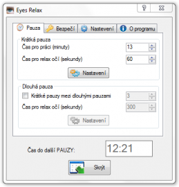 <p>Krátké i dlouhé pauzy je možné upravit</p>