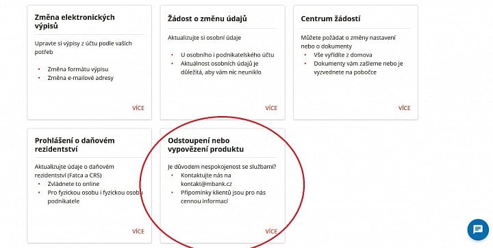 I mBank nabízí zrušení účtu na pár kliknutí