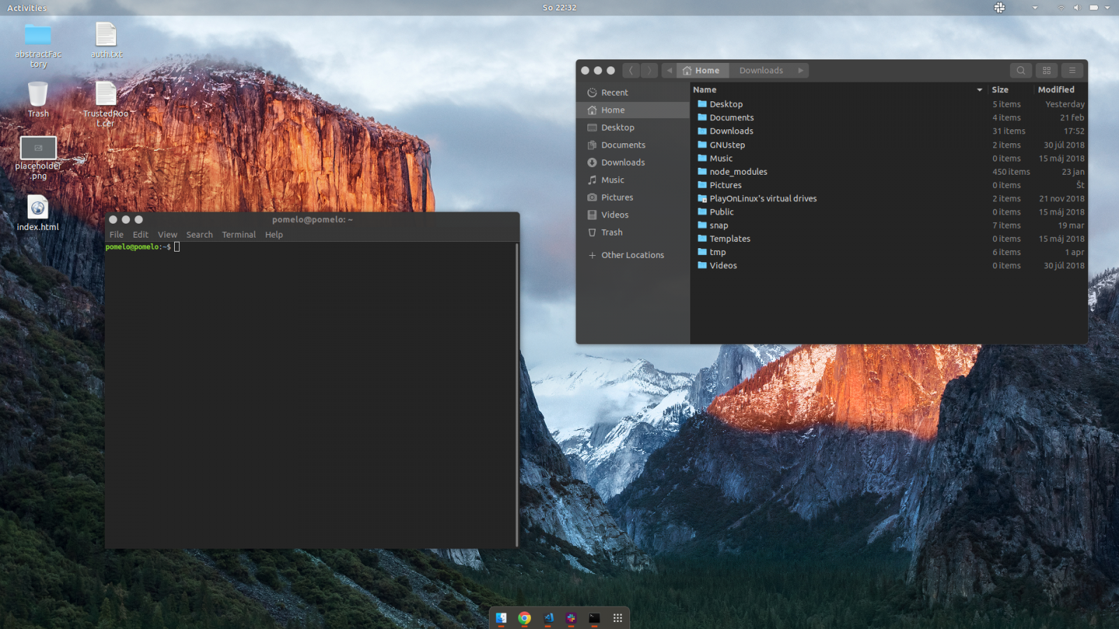 Ubuntu 18.04 + OSX Dark Theme + OSX Dark Icons