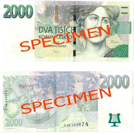 Nestandardně poškozená bankovka: Bankovka poškozená nástražným zařízením na ochranu proti krádeži. Česká národní banka: zadrží bankovku bez náhrady. Úvěrová instituce provádějící pokladní operace a zpracovatel bankovek a mincí: zadrží bankovku bez náhrady a předají ji ČNB. Ostatní subjekty: mohou bankovku odmítnout.