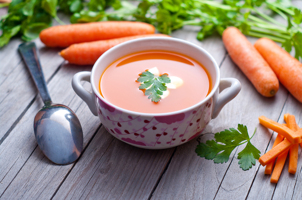 Recept: jednoduchá mrkvová polévka