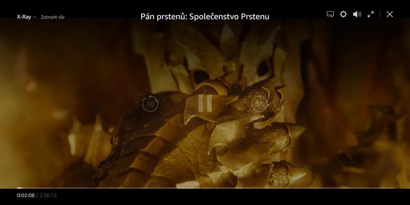 Funkce X-Ray v Amazon Prime Video