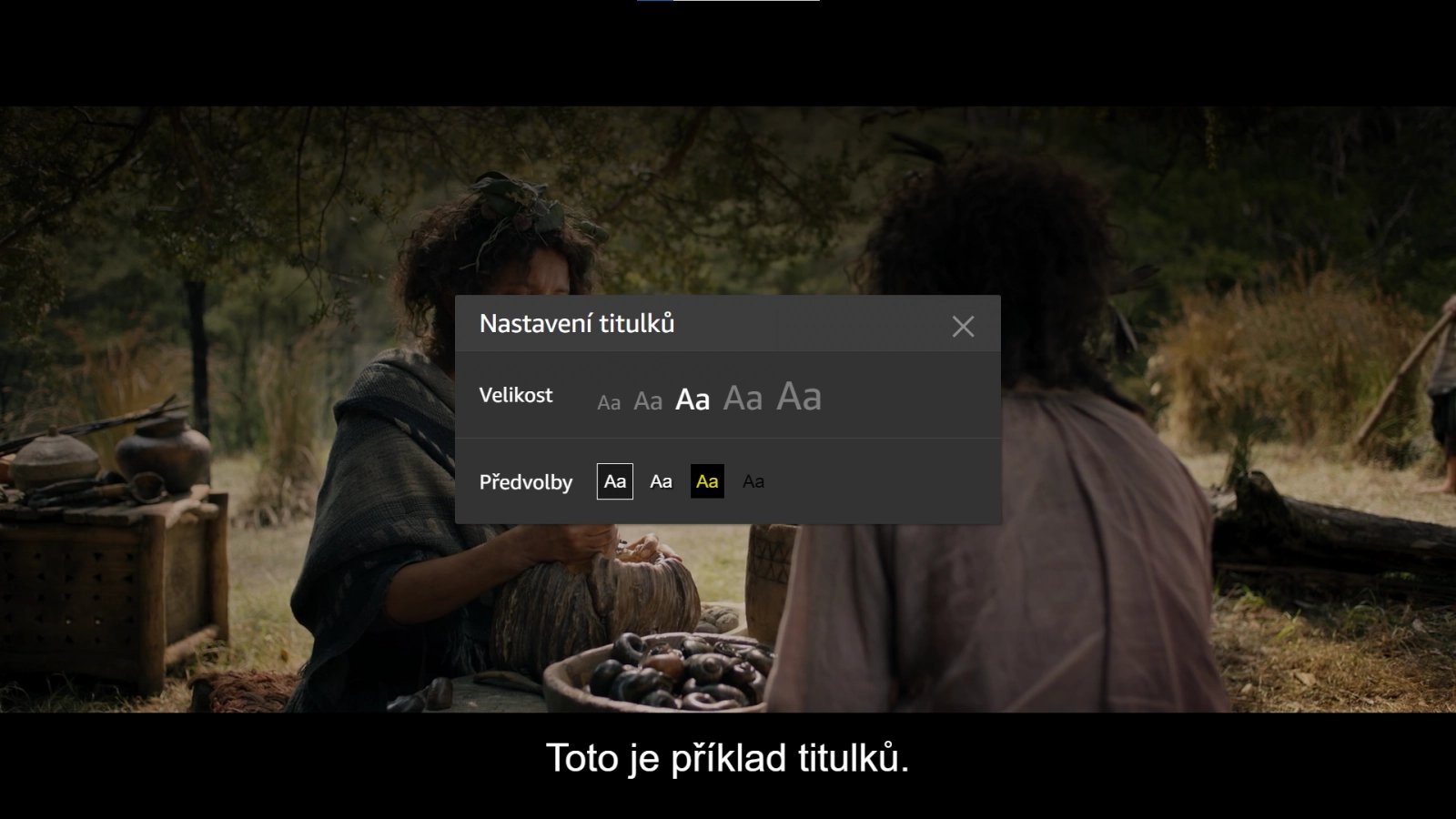 Funkce X-Ray v Amazon Prime Video