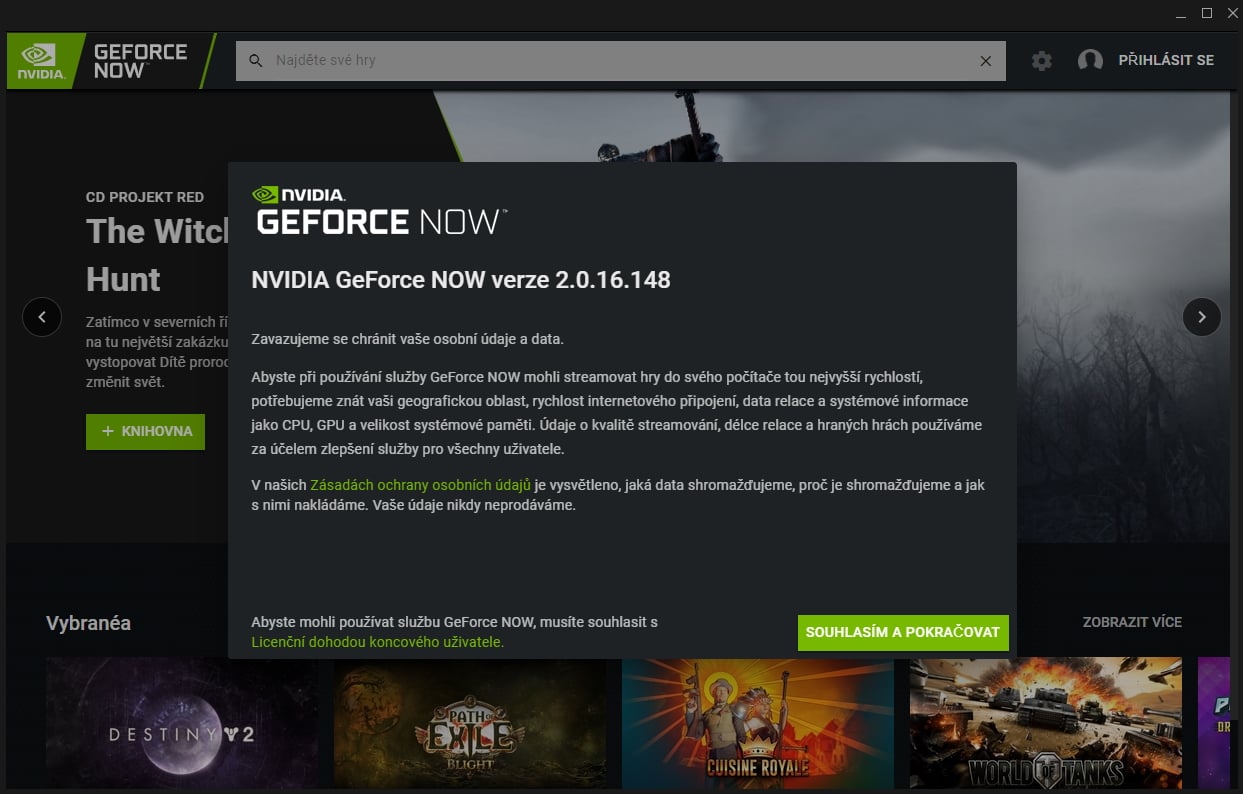 GeForce NOW - jak se streamují hry z cloudu NVIDIA