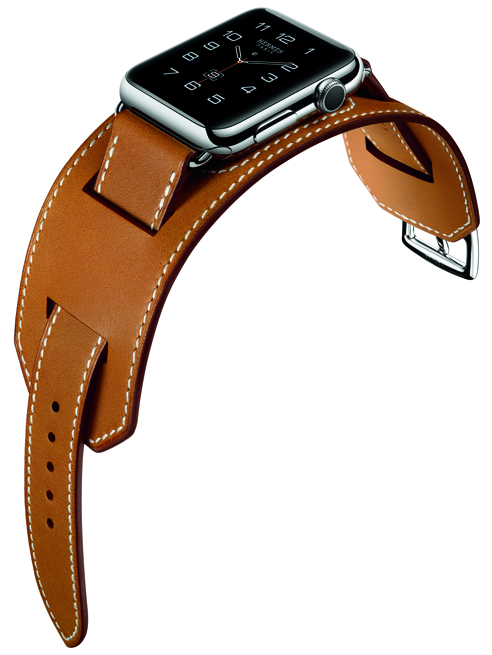 Apple Watch v edici Hermès s koženým páskem