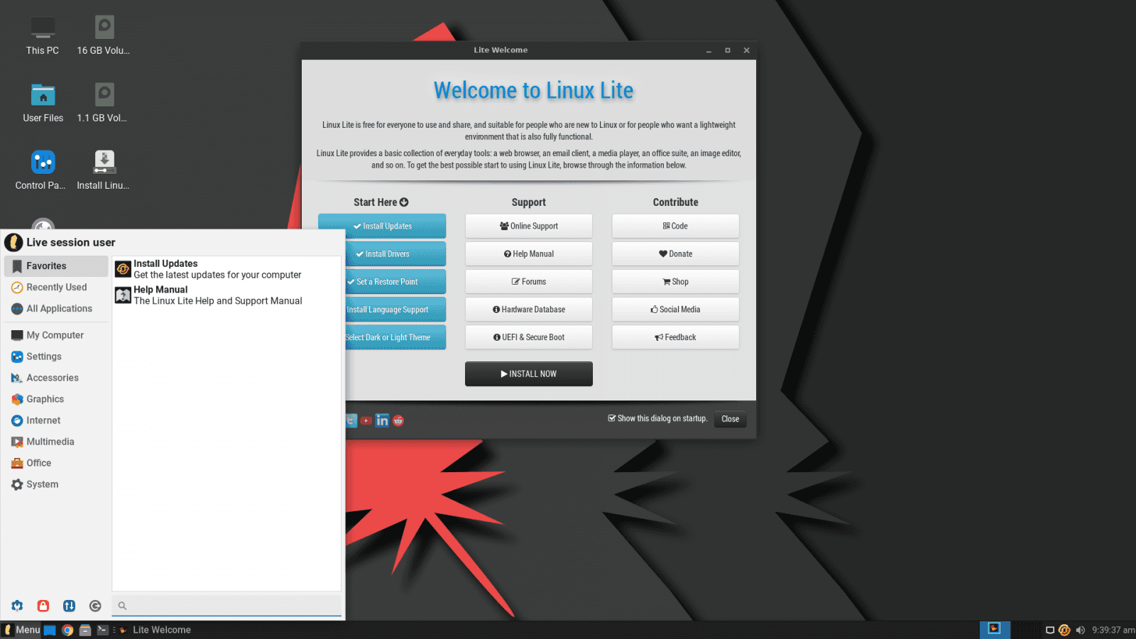 Linux Lite 6.2