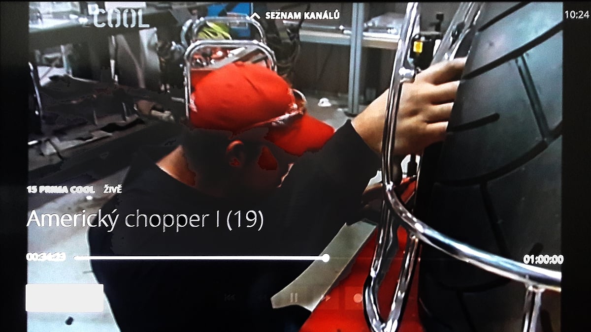 O2 TV - informace v obraze