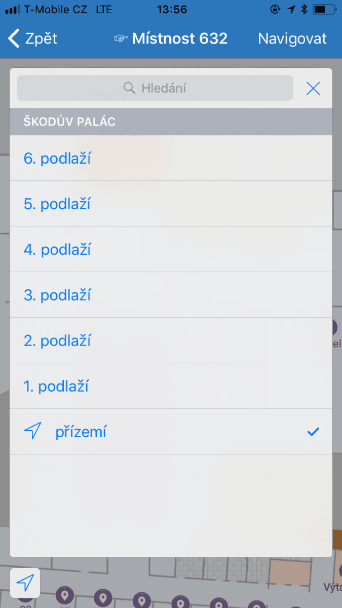Škodův palác a Smart City: Navigace pomocí beaconů a mobilu