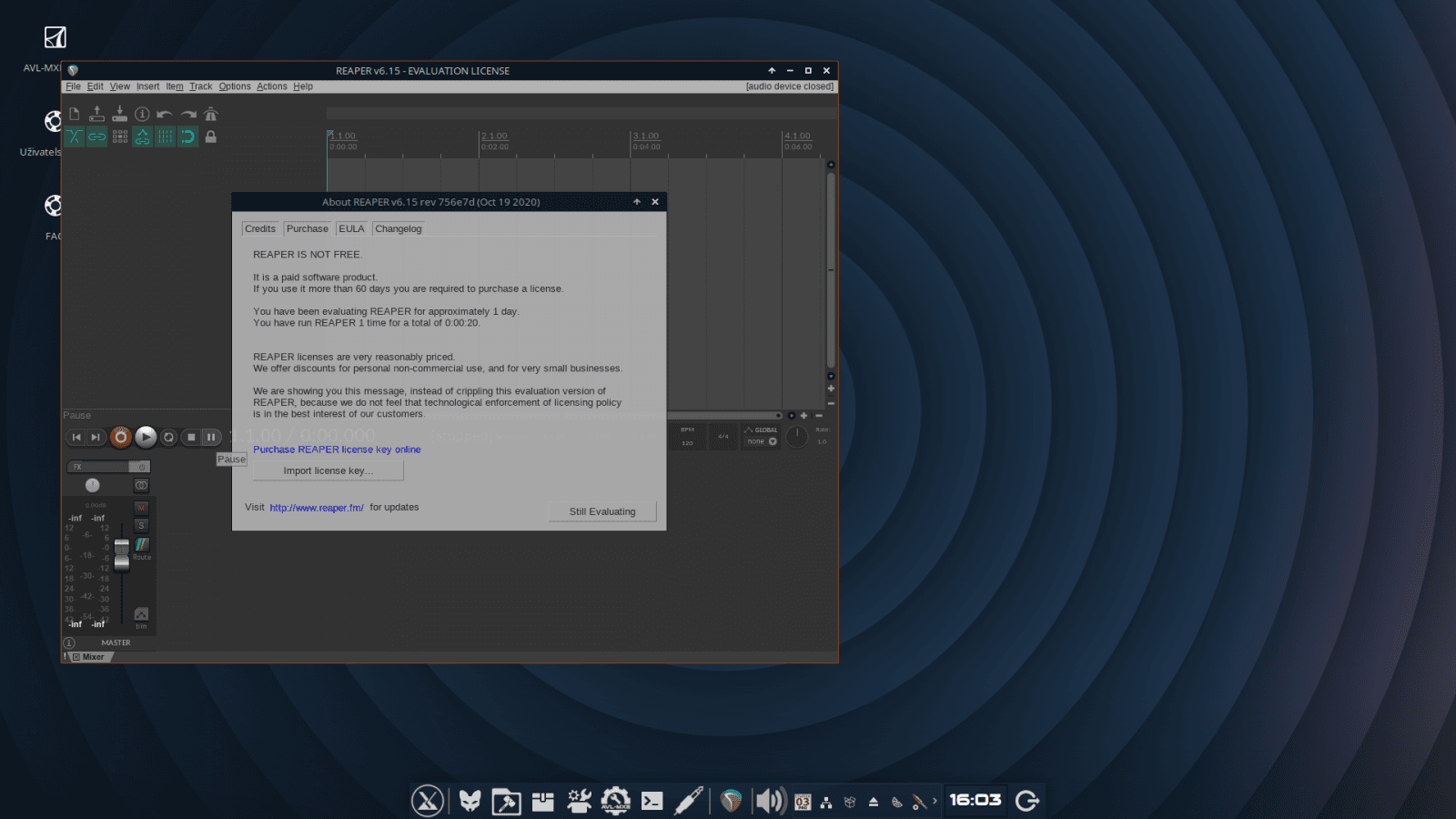 AV Linux MX Edition 2020-12