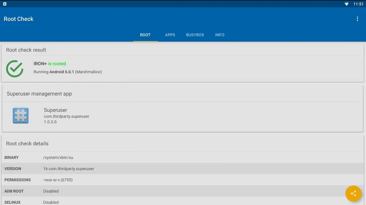 Další benchmarky, Root Check, DRM Info