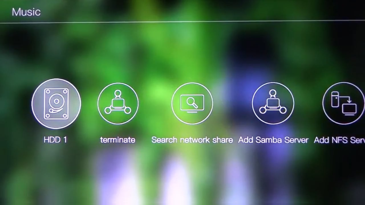 Egreat A10 - Hlavní menu