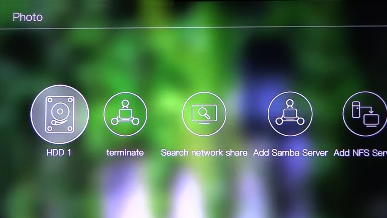 Egreat A10 - Hlavní menu