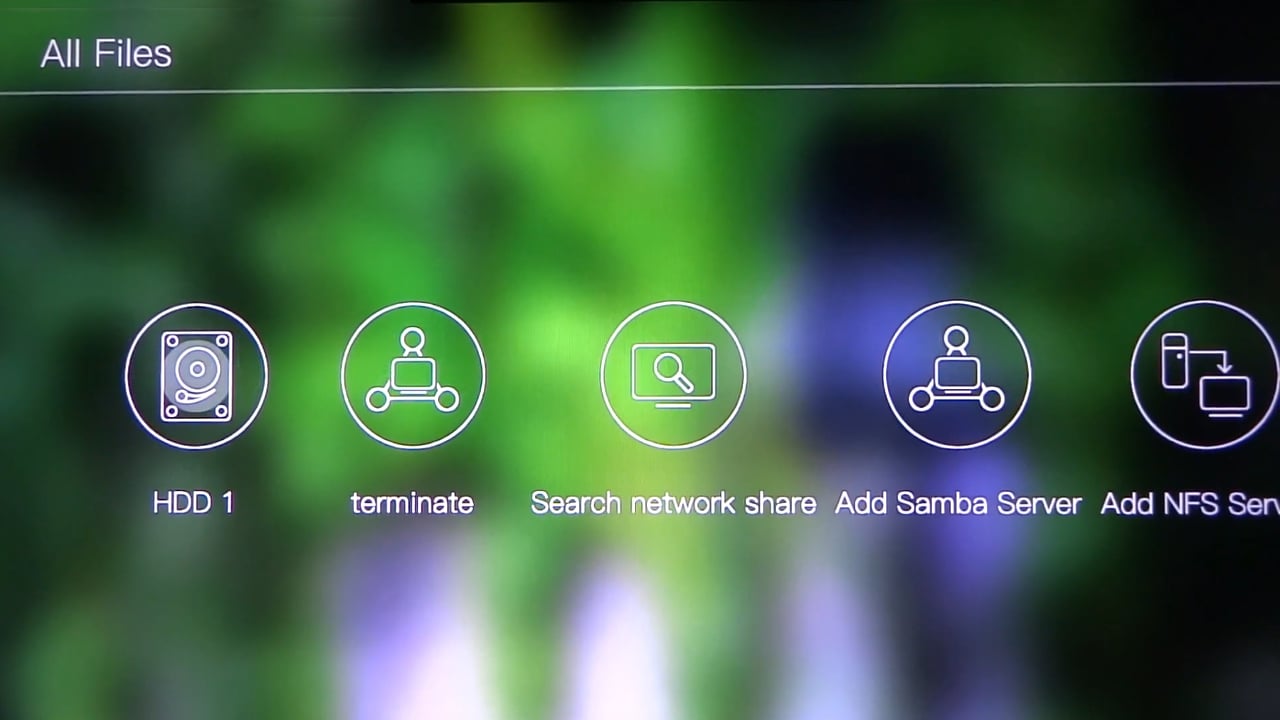 Egreat A10 - Hlavní menu