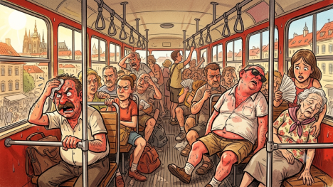 Nová služba Smrdíme poukazuje na ostudu Prahy, zobrazuje aktuální počet tramvají bez klimatizace