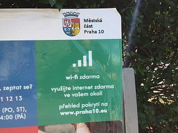 Wi-Fi zdarma na Praze 10