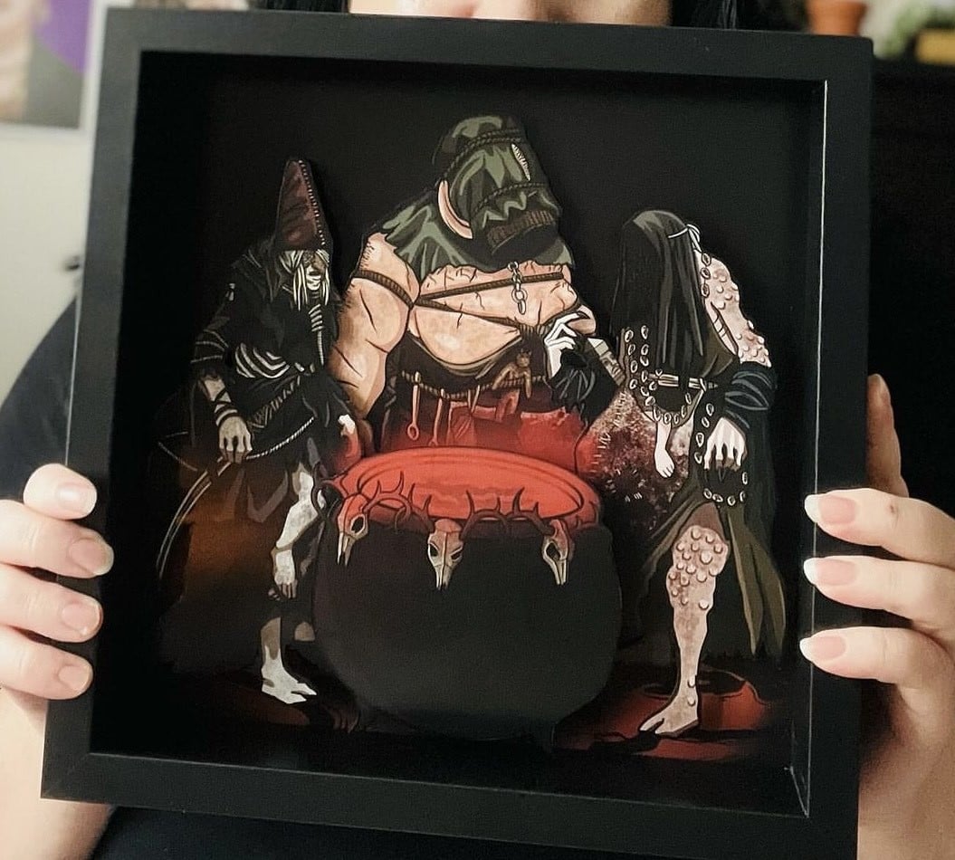 3D obraz Dámy lesa od Kateřina Veliká Art
