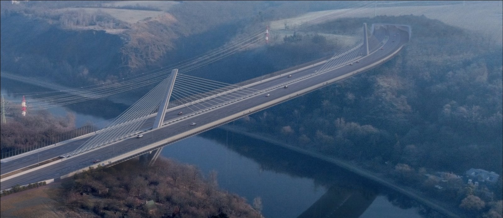 Návrhy mostů pro severní část Pražského okruhu