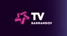 Nové logo hlavního programu televize Barrandov ve variantě pro tmavý podklad.