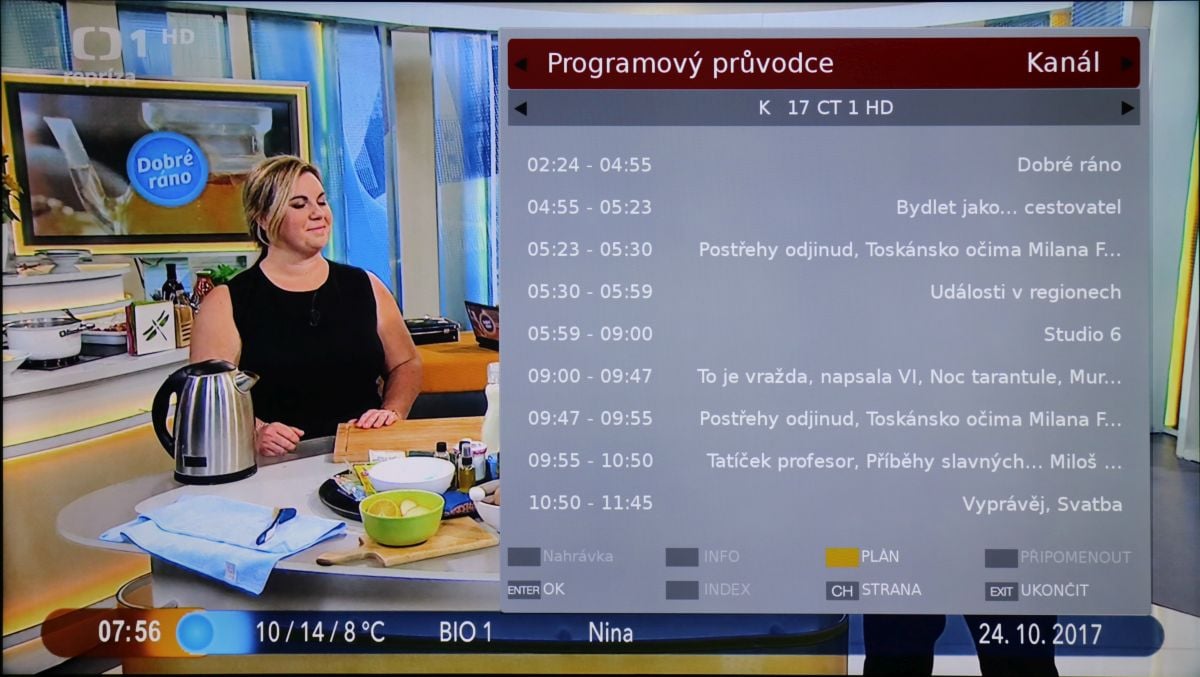 Sencor SLE 55US500TCS - EPG