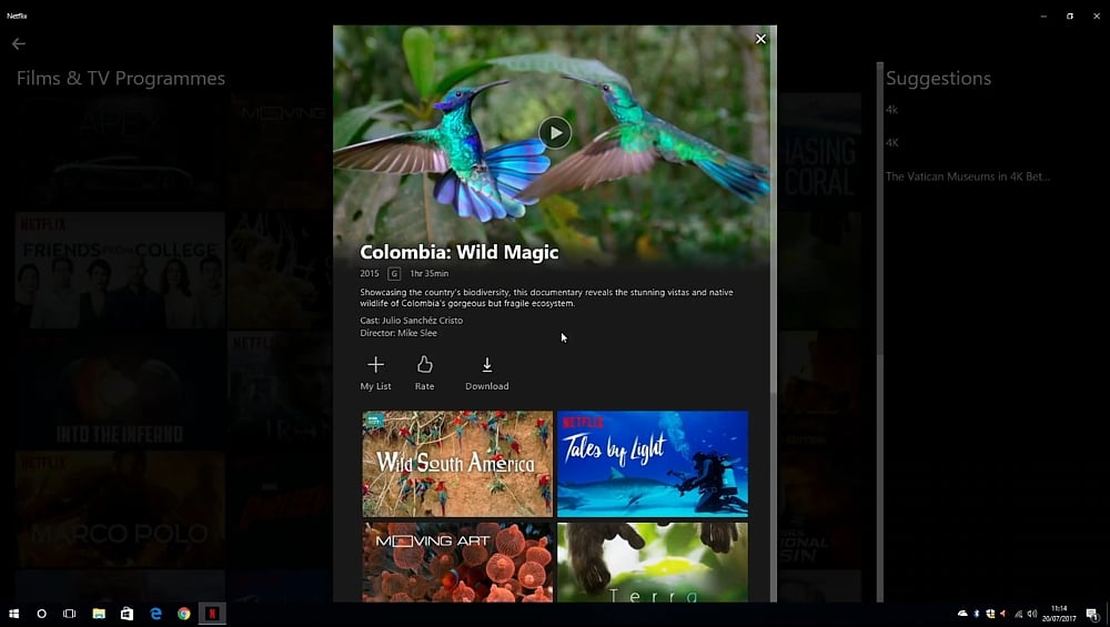 Ukázky přehrávání streamovaného videa