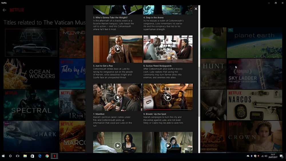 Ukázky přehrávání streamovaného videa