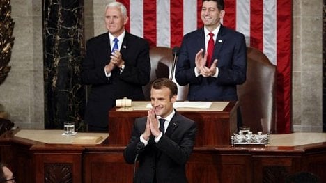 Náhledový obrázek - Evropa a USA musí společně čelit výzvám, míní Macron