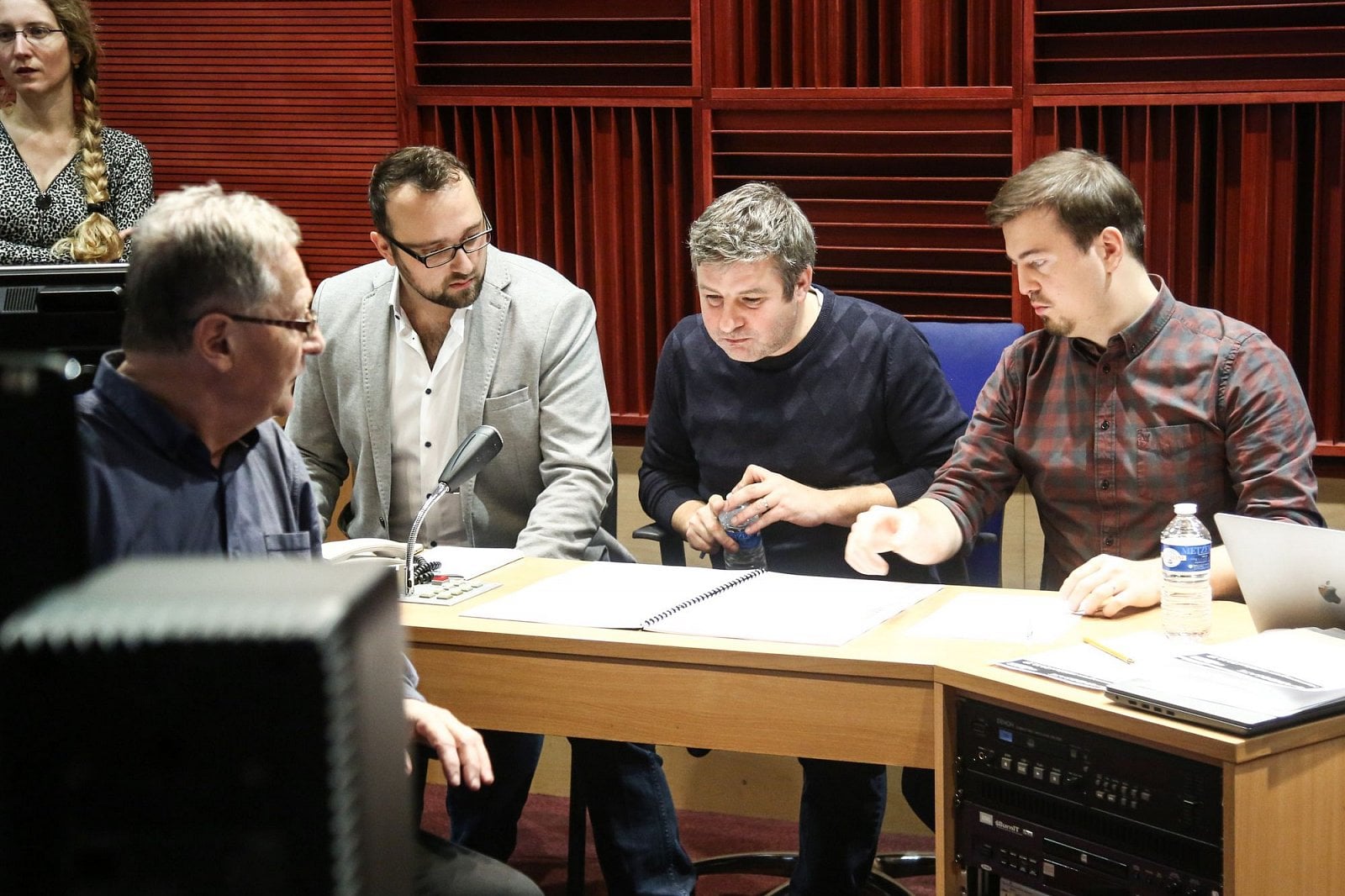 Zleva producent Jan Šindelovský, art director Martin Smutný a spoluzakladatel Soundsgate Alexandr Smutný