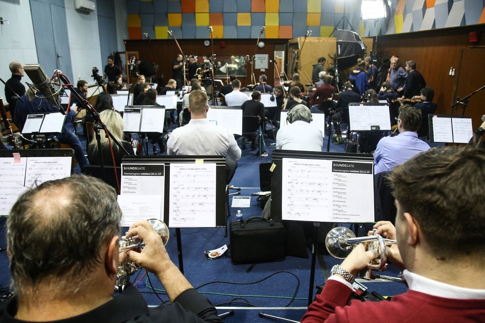 Natáčení znělek CNN Prima News