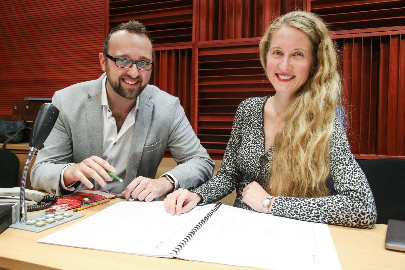Producent Jan Šindelovský a skladatelka Zuzana Michlerová