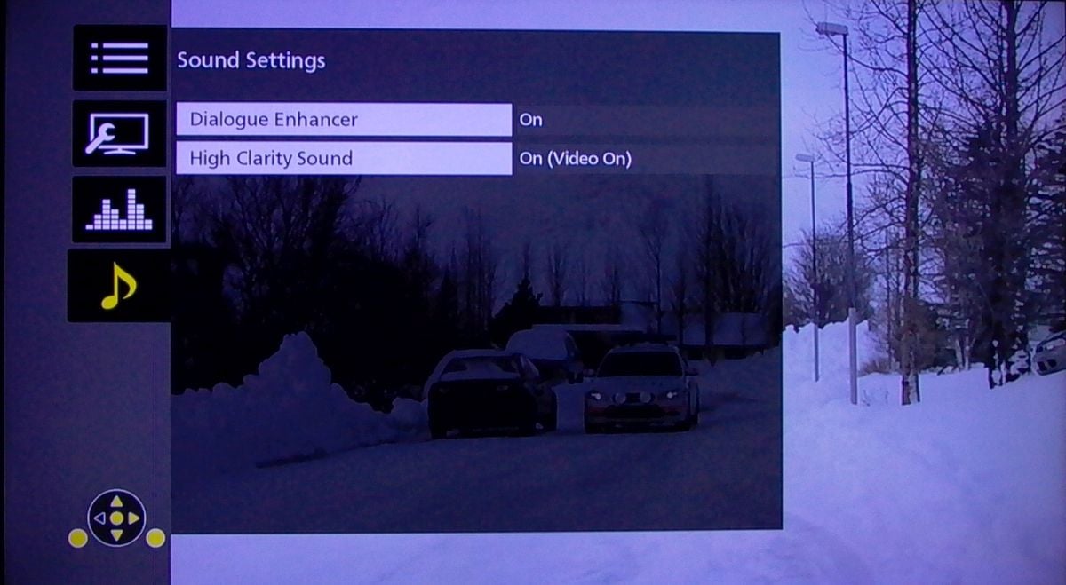 Panasonic DMP-UB700 – menu Option