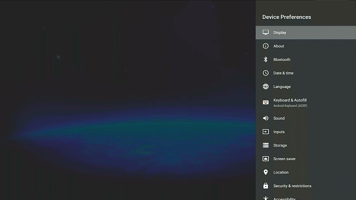 Uživatelské prostředí HK1 Mini+ s čipsetem Rockchip 3318