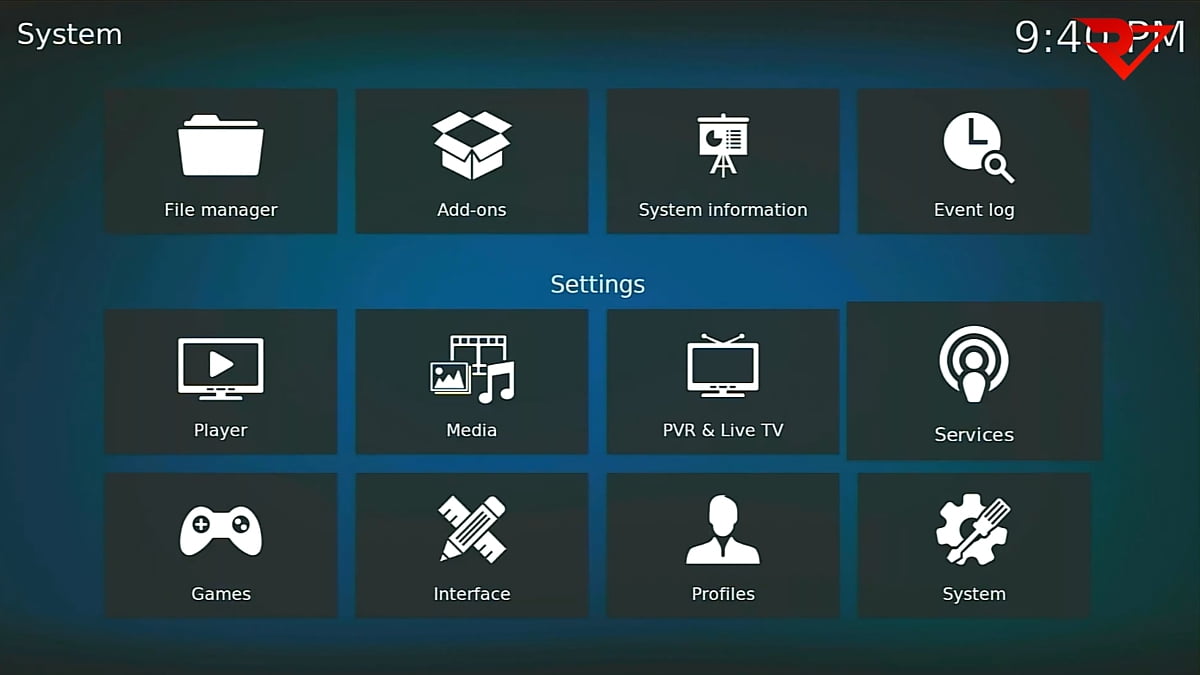 Uživatelské prostředí HK1 Mini+ s čipsetem Rockchip 3318