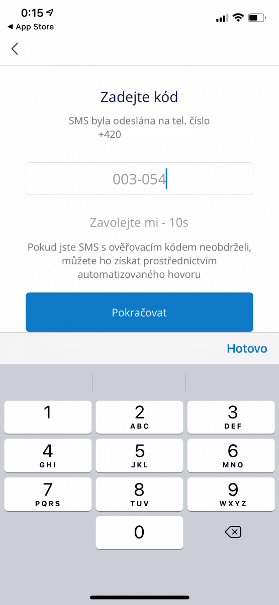 Mobilní aplikace pro ovládání O₂ Smart Boxu