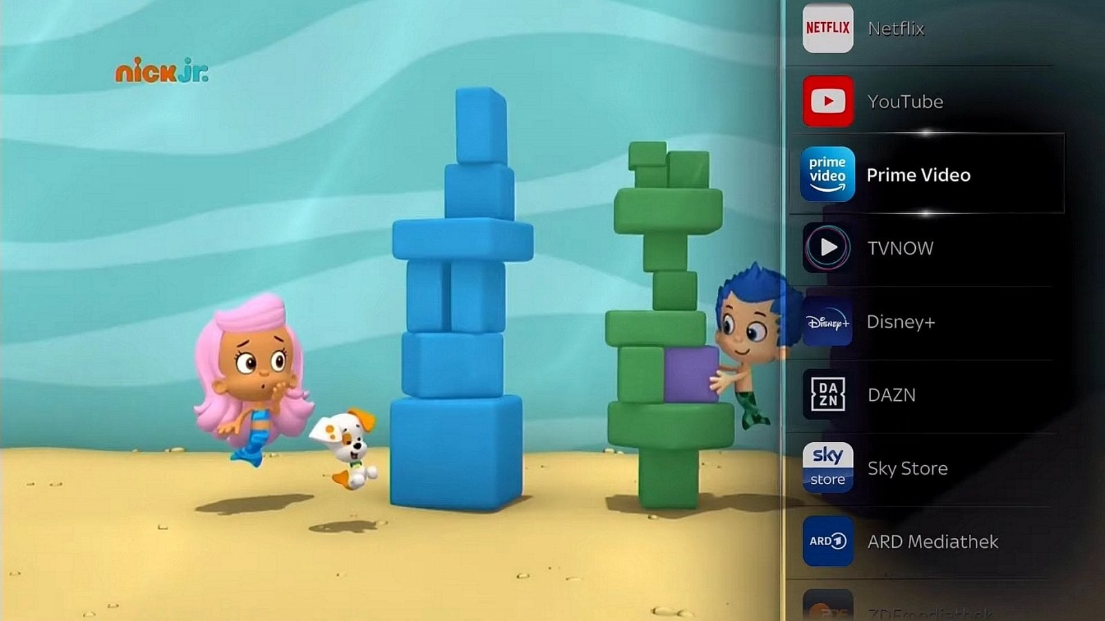 Ukázky instalovaných aplikací (Sky Deutschland)