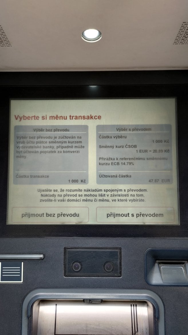 ATM Oberbank v pobočce banky, nám. I.P.Pavlova 1789/5, Praha. (01. 04. 2026)