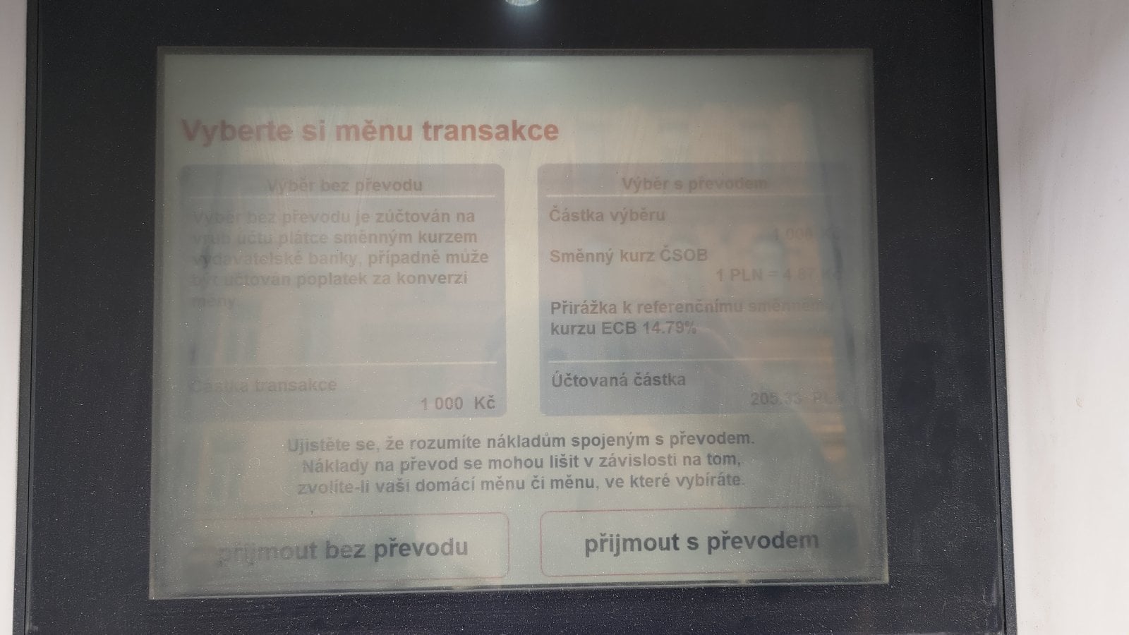ATM Oberbank v pobočce banky, nám. I.P.Pavlova 1789/5, Praha. (01. 04. 2026)