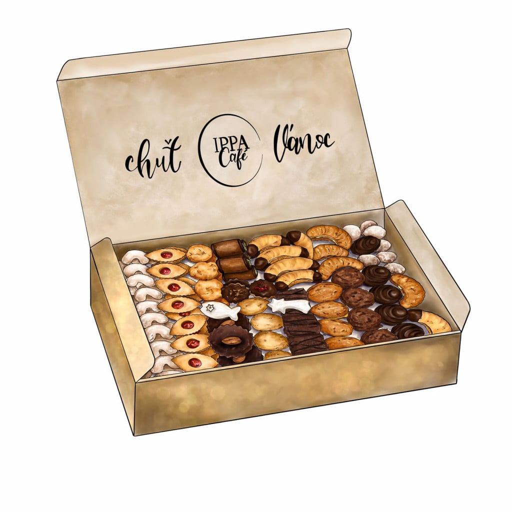 Cukroví z cukrárny IPPA