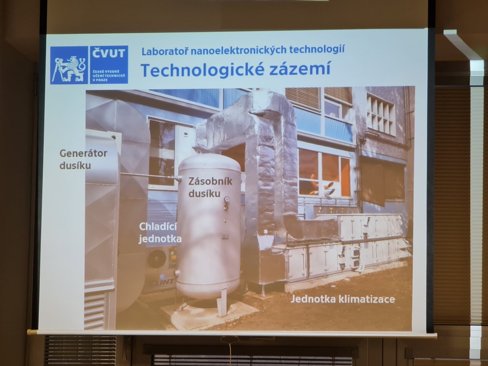 Nanolab, polovodičová laboratoř ČVUT - specifikace