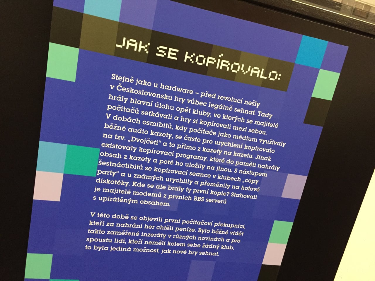 Game On, výstava historie videoher v Praze