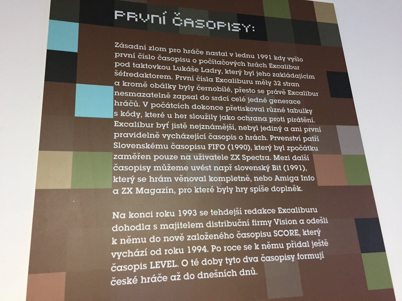 Game On, výstava historie videoher v Praze