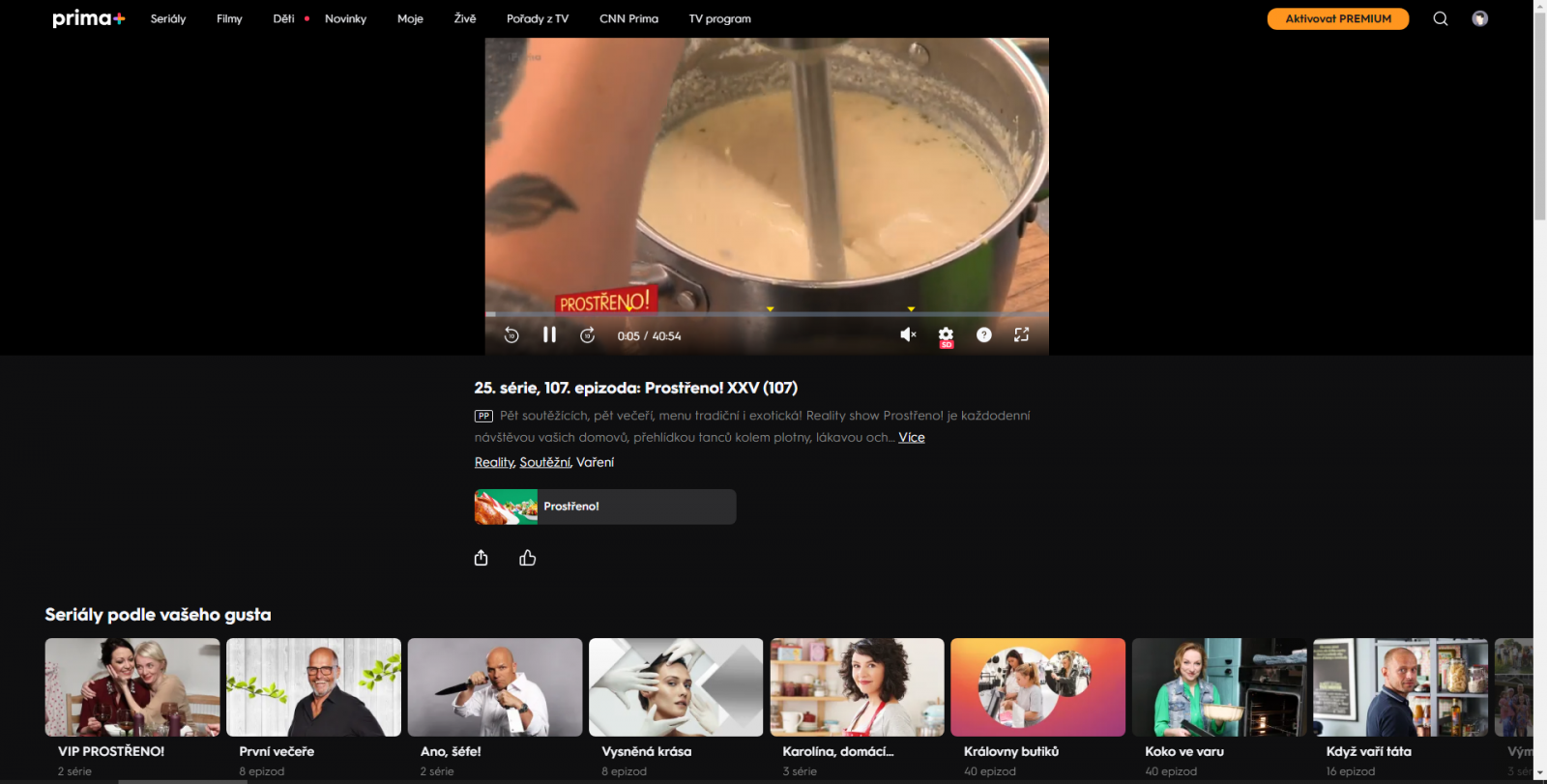 Prostřeno na Prima+