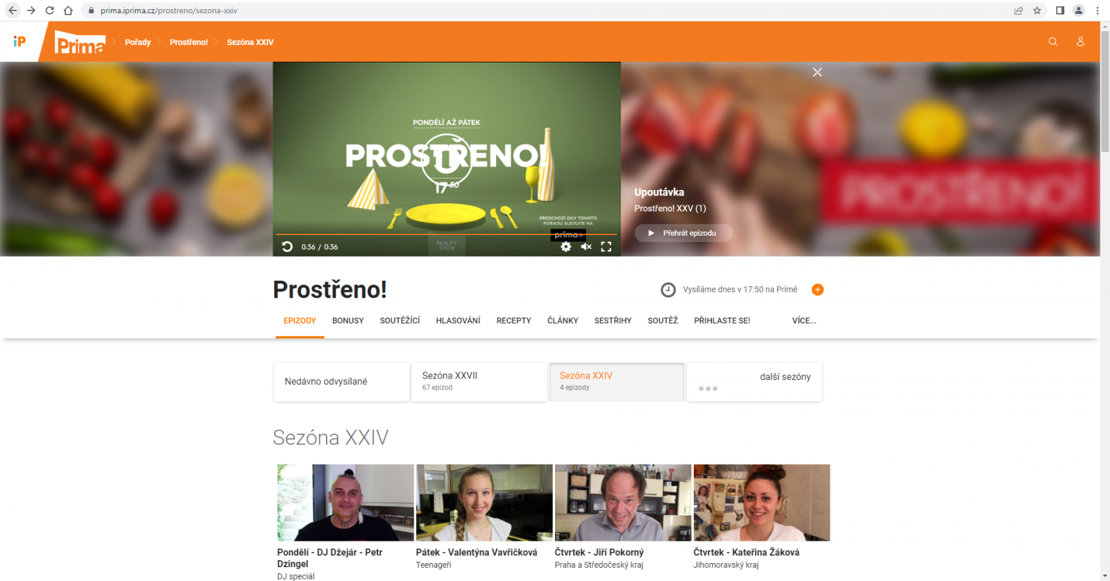 Prostřeno na Prima+