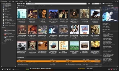 MusicBee je výkonný hudební prohlížeč s pokročilou knihovnou médií