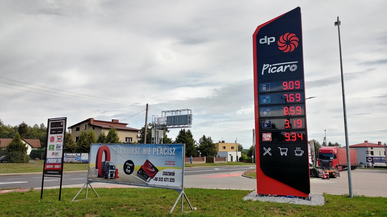 Ceny pohonných hmot v neděli 20. 09. 2026. Čerpací stanice Dyskont Paliw, Powstańców Śląskich, Łaziska, Polsko