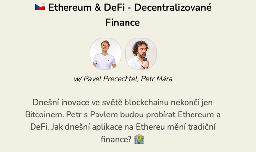 Přehled událostí v aplikaci Clubhouse