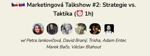 Přehled událostí v aplikaci Clubhouse